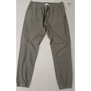 Beach Bros. (Large) Men's Gray Straight Fit Ankle Pants